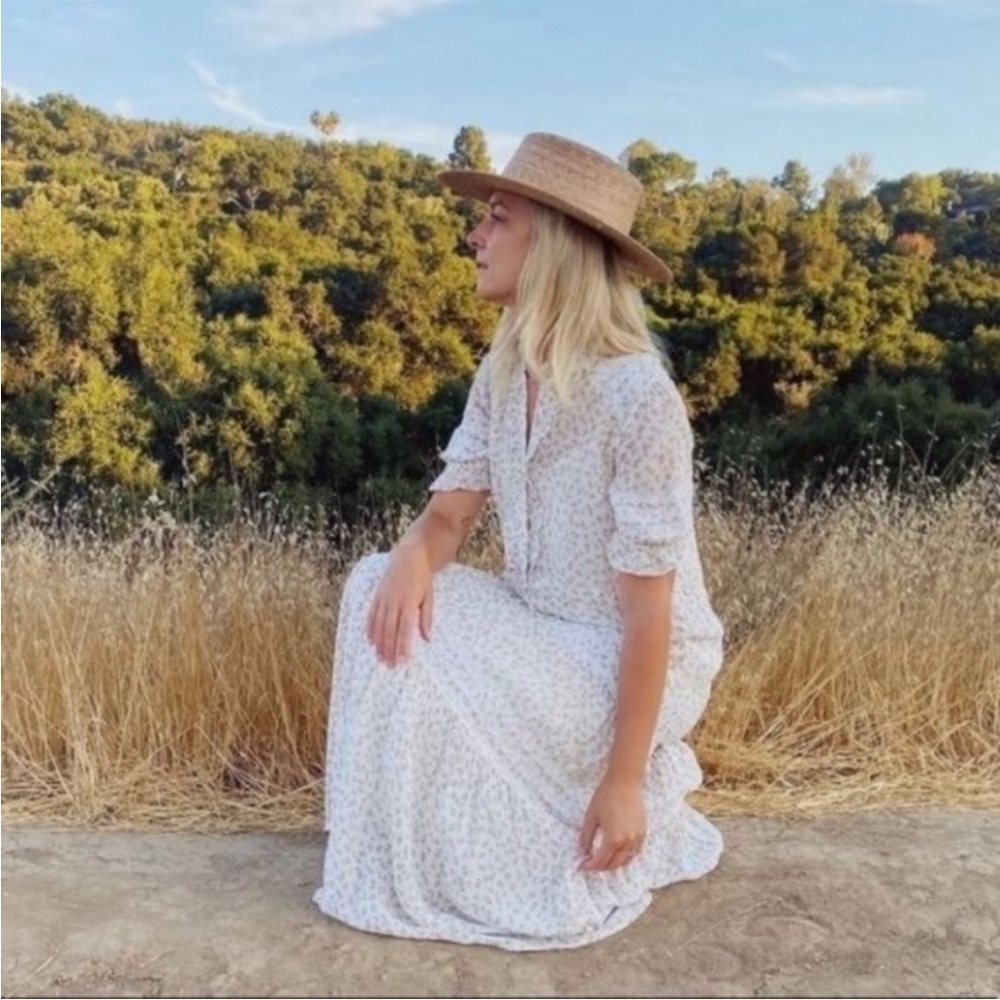 Floral White Maxi Dress - Picture 6 of 12